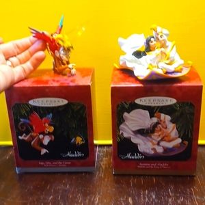 Walt Disney Aladdin Hallmark ornaments